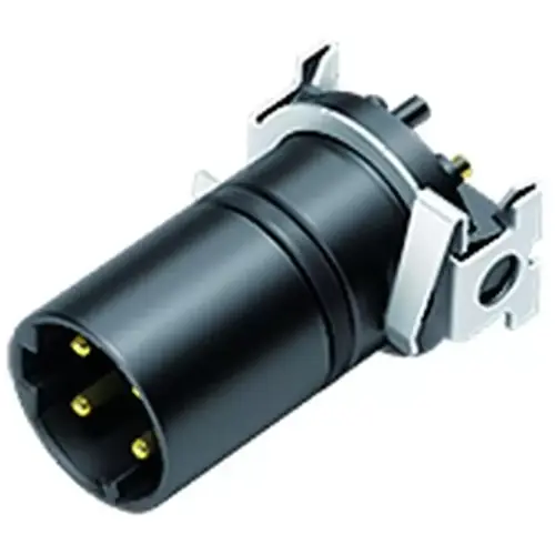 Neuheit Einbaustecker, M12, 4-polig, SMD, Schraubverriegelung, gerade, 09 0731 601 04