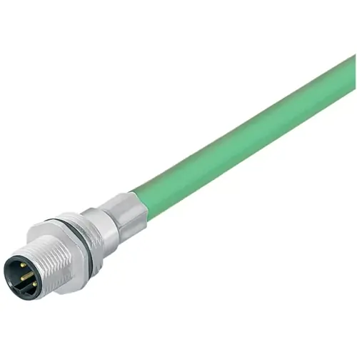 Einbaustecker, M12, 4-polig, Kabelanschluss, Schraubverriegelung, gerade, 70 3733 705 04 Preiswert