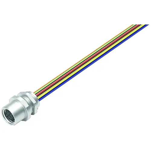 Angebot Einbaubuchse, M8, 12-polig, Litzenanschluss, Schraubverriegelung, gerade, 76 6218 1118 00012-0200