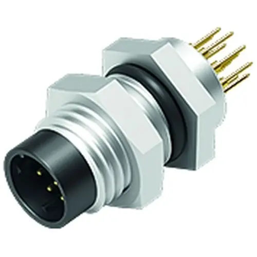 Einbaustecker, M8, 12-polig, THT, Schraubverriegelung, gerade, 86 6119 1100 00012 Aktuell
