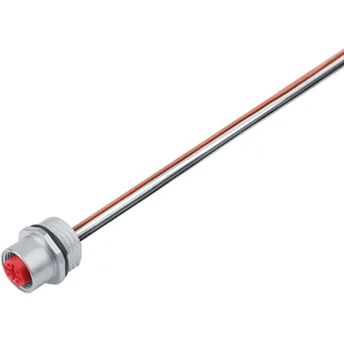 Einbaubuchse, M12, 5-polig, Litzenanschluss, Schraubverriegelung, gerade, 76 0232 0011 00505-0200 Wochenendangebot