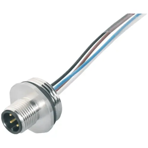 Sale Einbaustecker, M12, 12-polig, Litzenanschluss, Schraubverriegelung, gerade, 76 0431 0111 00012-0200
