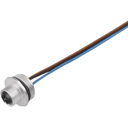 Must-Have Einbaubuchse, M12, 8-polig, Litzenanschluss, Schraubverriegelung, gerade, 76 0432 0111 00008-0200