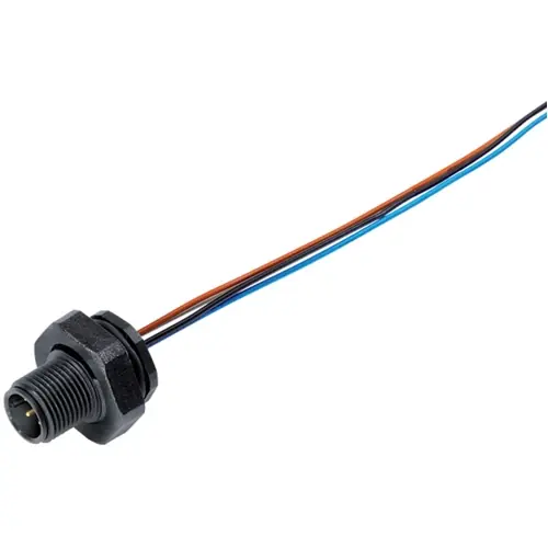 Einbaustecker, M12, 12-polig, Litzenanschluss, Schraubverriegelung, gerade, 76 4731 3111 00012-0200 Nur Für Kurze Zeit