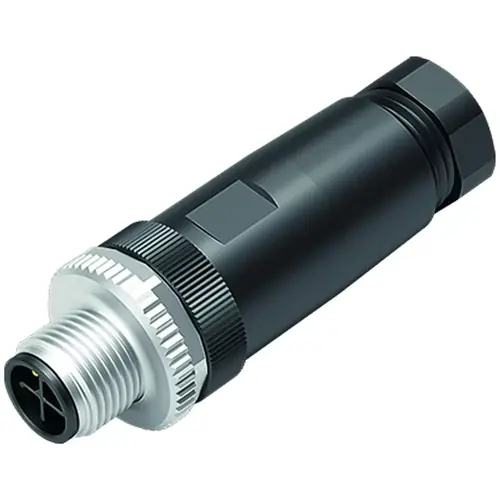 Direktkauf Stecker, M12, 3-polig + PE, Schraubanschluss, Schraubverriegelung, gerade, 99 0689 32 04