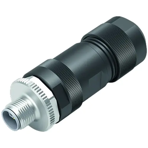 Angebot Stecker, M12, 4-polig + FE, Schraubanschluss, Schraubverriegelung, gerade, 99 0639 37 05