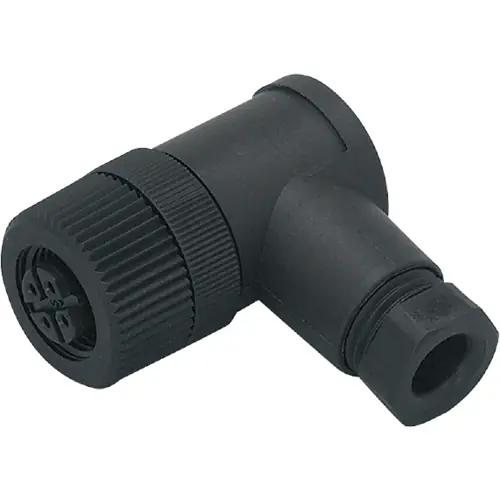 Kupplung, M12, 4-polig, Schraubanschluss, abgewinkelt, E10108 Jetzt Bestellen