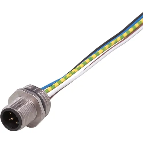 Einbaustecker, M12, 5-polig, gerade, E11588 Neuheit