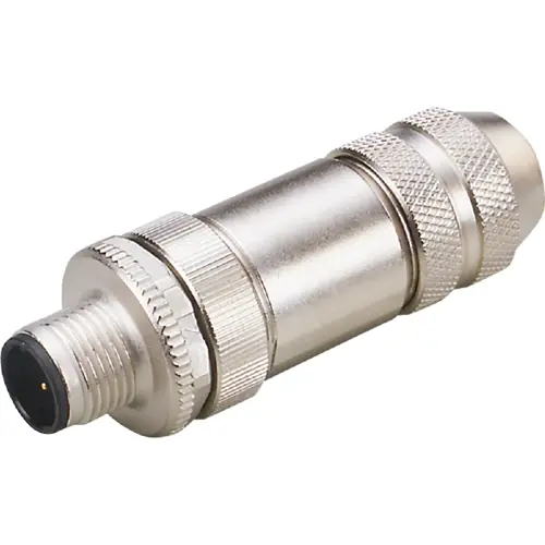 Stecker, M12, 4-polig, Schraubanschluss, gerade, E12289 Sonderaktion