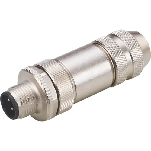 Stecker, M12, 4-polig, Schraubanschluss, gerade, E12355 Schneller Versand