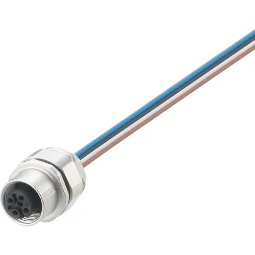 Einbaubuchse, M12, 5-polig, gerade, E12408 Neue Kollektion