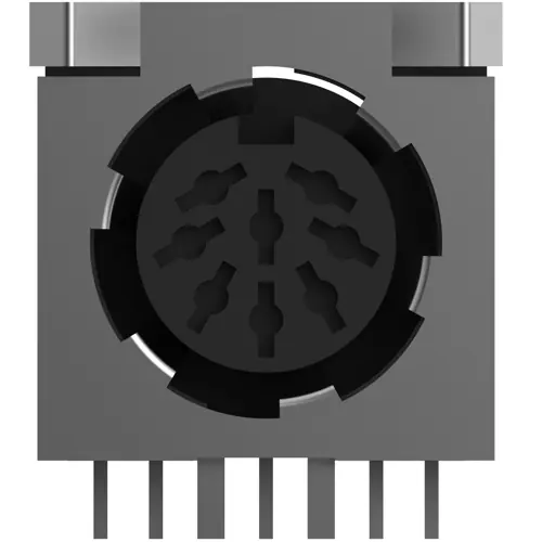 Einbaubuchse, 8-polig, Lötanschluss, abgewinkelt, 5787013-1 Sale