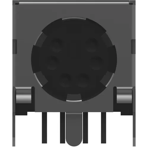 Einbaubuchse, 6-polig, Lötanschluss, abgewinkelt, 5750071-1 Must-Have