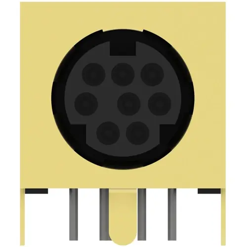 Einbaubuchse, 8-polig, Lötanschluss, abgewinkelt, 5749267-1 Angebot