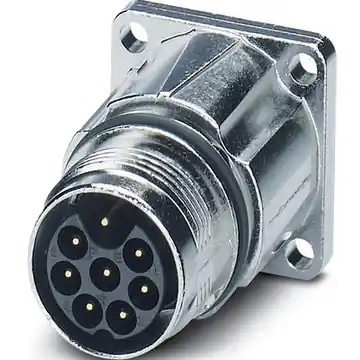 Sichere Zahlung Aufbaustecker, 5-polig, Crimpanschluss, gerade, 44423071