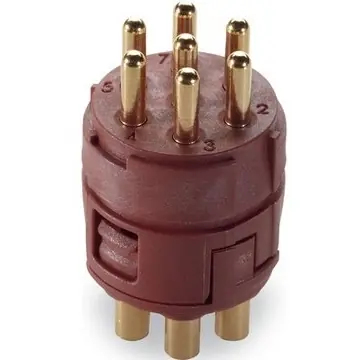 Garantierte Lieferung Stecker, 7-polig, Crimpanschluss, gerade, 44420157