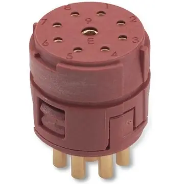 Begrenztes Angebot Buchsen-Kontakteinsatz, 9-polig, Lötanschluss, gerade, 73002746