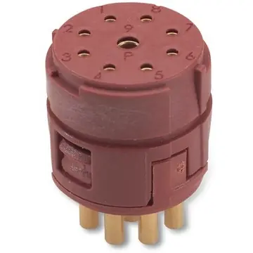 Buchsen-Kontakteinsatz, 9-polig, Lötanschluss, gerade, 73002741 Markenprodukt