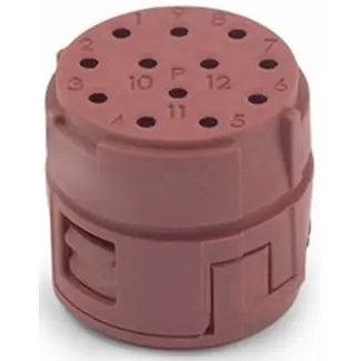 Kontakteinsatz, 12-polig, Crimpanschluss, gerade, 44420126 Beliebt