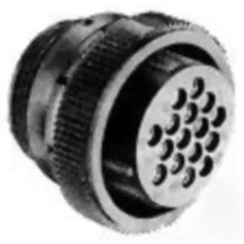 Steckergehäuse, 14-polig, Crimpanschluss, Schraubverriegelung, gerade, 182649-1 Kostenloser Rückversand