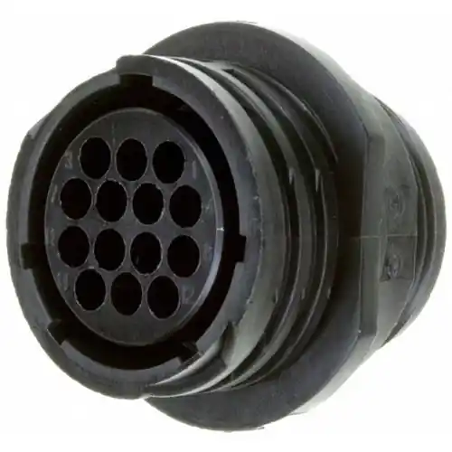 Beliebt Buchsengehäuse, 14-polig, Crimpanschluss, Schraubverriegelung, gerade, 206043-3