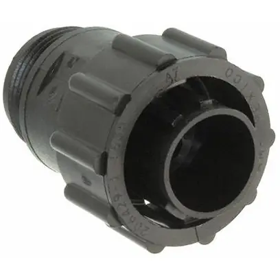 Garantierte Lieferung Steckergehäuse, 4-polig, Crimpanschluss, Schraubverriegelung, gerade, 206429-1