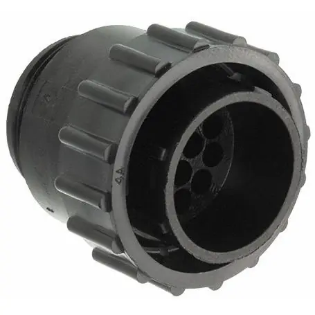 Steckergehäuse, 14-polig, Crimpanschluss, Schraubverriegelung, gerade, 206044-1 Preisreduziert