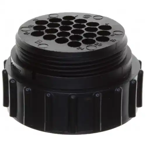 Jetzt Kaufen Steckergehäuse, 24-polig, Crimpanschluss, Schraubverriegelung, gerade, 206837-1