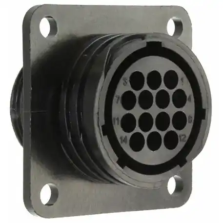 Buchsengehäuse, 14-polig, Crimpanschluss, Schraubverriegelung, gerade, 206043-1 Jetzt Kaufen