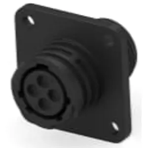 Zertifiziert Buchsengehäuse, 4-polig, Crimpanschluss, Schraubverriegelung, gerade, 206430-1