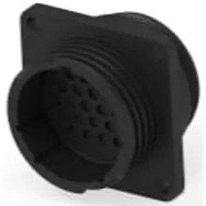 Ausverkauf Flanschgehäuse, 24-polig, Crimpanschluss, Schraubverriegelung, gerade, 183075-1