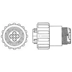 Buchsengehäuse, 9-polig, Crimpanschluss, Schnappverriegelung, gerade, 788157-2 Saisonangebot
