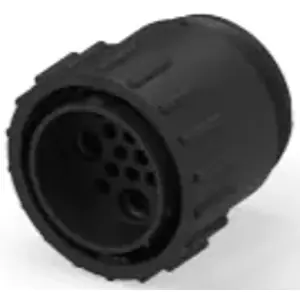 Steckergehäuse, 16-polig, Crimpanschluss, Schnappverriegelung, gerade, 796332-1 Neu