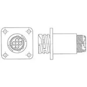 Mega-Angebot Buchsengehäuse, 4-polig, Crimpanschluss, Schnappverriegelung, gerade, 788154-2