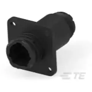 Billig Flanschgehäuse, 4-polig, Crimpanschluss, Schraubverriegelung, gerade, 1977876-1