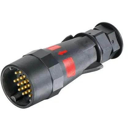 Stecker, 18-polig, Crimpanschluss, gerade, 09580181011 Heißes Angebot