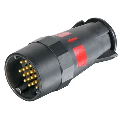 Super-Preis Stecker, 18-polig, Crimpanschluss, gerade, 09580181012