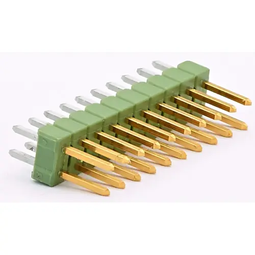 Stiftleiste, 20-polig, RM 2.54 mm, gerade, grün, 1-826656-0 Must-Have