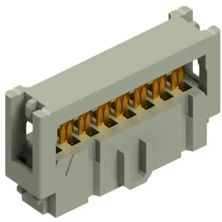 Letzte Chance Buchsenleiste, 16-polig, RM 2.54 mm, gerade, grau, 10007456