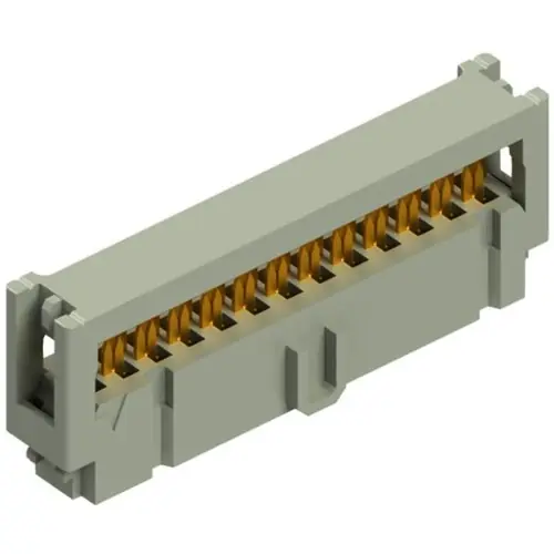 Preisreduziert Buchsenleiste, 26-polig, RM 2.54 mm, gerade, grau, 10007458