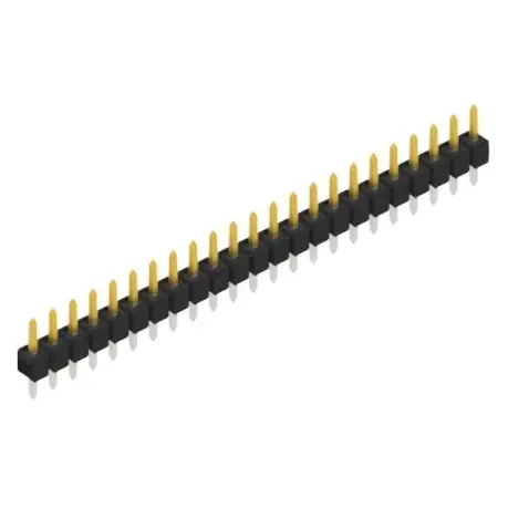 Stiftleiste, 23-polig, RM 2.54 mm, gerade, schwarz, 10047960 Finale Aktion