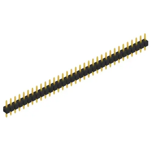 Expressversand Stiftleiste, 33-polig, RM 2.54 mm, gerade, schwarz, 10047989