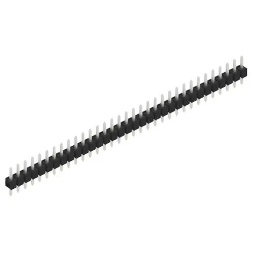 Stiftleiste, 33-polig, RM 2.54 mm, gerade, schwarz, 10047991 Gratis Versand