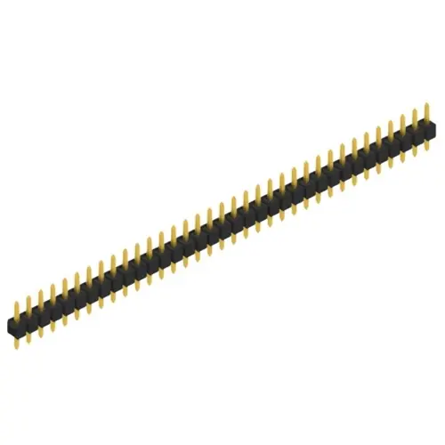 Stiftleiste, 35-polig, RM 2.54 mm, gerade, schwarz, 10047995 Top-Seller