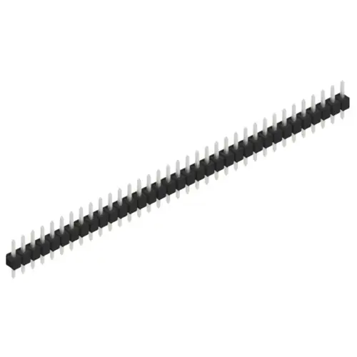 Stiftleiste, 35-polig, RM 2.54 mm, gerade, schwarz, 10047997 Begrenztes Angebot