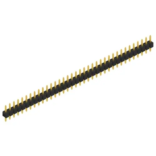 Sofort Bestellen Stiftleiste, 36-polig, RM 2.54 mm, gerade, schwarz, 10047998