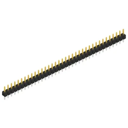 Stiftleiste, 36-polig, RM 2.54 mm, gerade, schwarz, 10047999 Kostenloser Rückversand