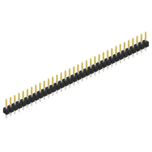 Preis Gesenkt Stiftleiste, 34-polig, RM 2.54 mm, gerade, schwarz, 10048119