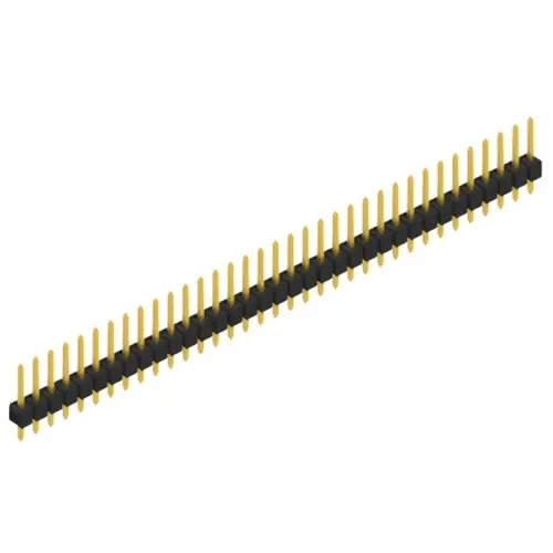 Stiftleiste, 35-polig, RM 2.54 mm, gerade, schwarz, 10048251 Heißes Angebot