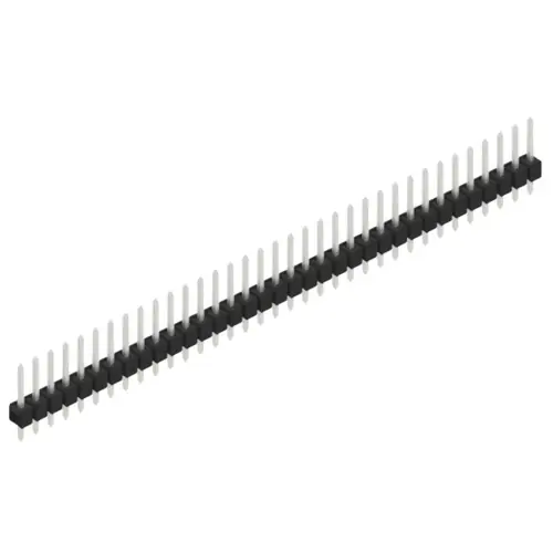 Stiftleiste, 35-polig, RM 2.54 mm, gerade, schwarz, 10048254 Kostenloser Rückversand